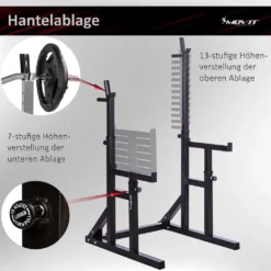 MOVIT Squat Rack PRO Langhantel-Ablage Homegym Hantel-Ständer Heimtrainingsgerät 12 MOVIT Squat Rack PRO Langhantel-Ablage Homegym Hantel-Ständer Heimtrainingsgerät -Globbervi Verkaufe 3c024d4a434e7a2bc8b0991f431d0a29