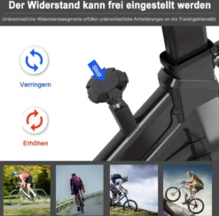 COSTWAY Indoor Fahrrad Mit 6KG Schwungrad, Heimtrainer Fahrrad Mit Einstellbarem Widerstand, Höhenverstellbarem Sitz Und Lenker, Handyhalterung Und LCD-Anzeige, Fitnessbike Bis 120KG Belastbar -Globbervi Verkaufe 3ed0c28c3c52559faa0442029c831ddc