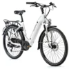 26 Zoll E-Bike Leader Fox Lotus Lady Elektro Fahrrad 7 Gang Pedelec 36V 504 Wh Weiss RH 46 Cm