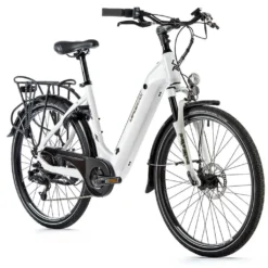 26 Zoll E-Bike Leader Fox Lotus Lady Elektro Fahrrad 7 Gang Pedelec 36V 504 Wh Weiss RH 46 Cm