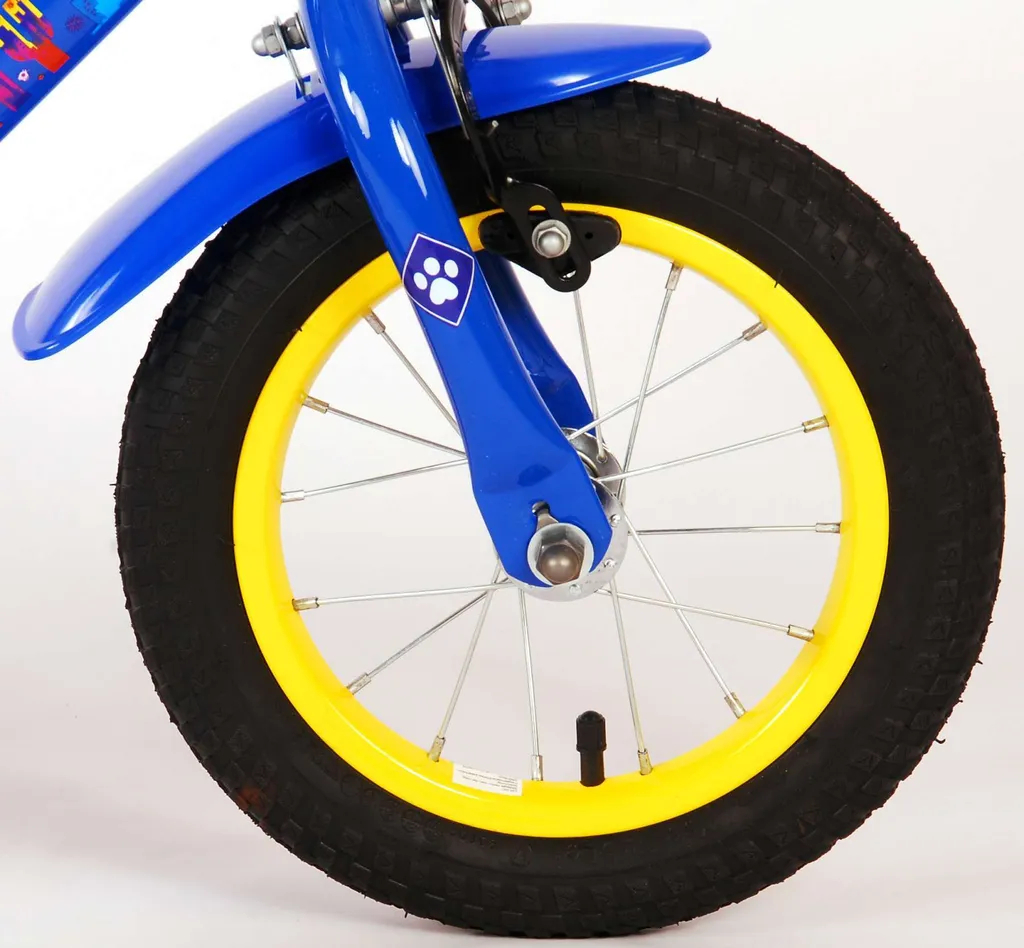 Paw Patrol Kinder Fahrrad - Jungen - 12 Zoll - Blau - Zwei Handbremsen 4 Paw Patrol Kinder Fahrrad - Jungen - 12 Zoll - Blau - Zwei Handbremsen – Bild 4