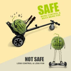 Hoverkart Weiß Sitz Hoverboard Hoverseat Für 6,5"/8"/8,5"/10 Zoll Elektro Scooter 2 Räder E-skateboard Hover Kart -Globbervi Verkaufe 41c977373347f1de5374504fd57e850c