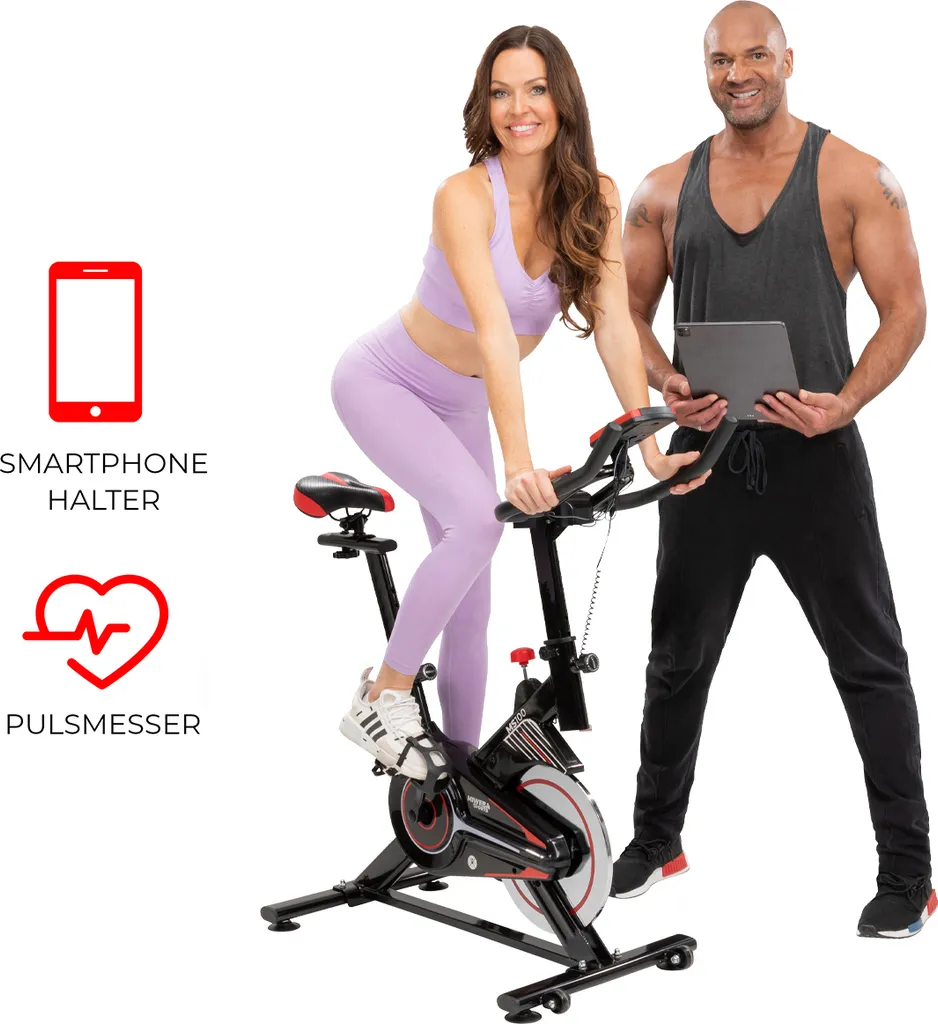 Miweba Sports Profi Speedbike MS100, 10 Kg Schwungmasse, Handyhalterung, Pulsmessung, LCD Display, Indoor Cycle, Bike, Heimtrainer, Fahrrad, Fitnessbike, Trimmrad, Fitnessfahrad, Cardio 1 Miweba Sports Profi Speedbike MS100, 10 Kg Schwungmasse, Handyhalterung, Pulsmessung, LCD Display, Indoor Cycle, Bike, Heimtrainer, Fahrrad, Fitnessbike, Trimmrad, Fitnessfahrad, Cardio