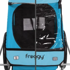 FROGGY Kinder Fahrradanhänger Mit Federung + 5-Punkt Sicherheitsgurt Radschutz Anhänger Für 1 Bis 2 Kinder Design Sky 16 FROGGY Kinder Fahrradanhänger Mit Federung + 5-Punkt Sicherheitsgurt Radschutz Anhänger Für 1 Bis 2 Kinder Design Sky -Globbervi Verkaufe 4352901c1382573c2710f36d01893d76