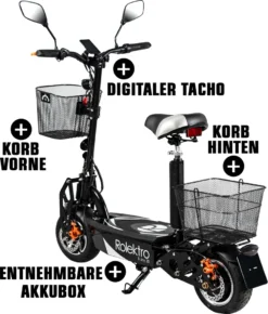 Rolektro, E-Joy 20, Schwarz, Faltbarer E-Scooter Mit Straßenzulassung 20 Rolektro, E-Joy 20, Schwarz, Faltbarer E-Scooter Mit Straßenzulassung -Globbervi Verkaufe 4417caa798cb272849895e532c2efd79