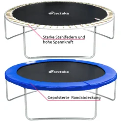 Tectake Trampolin Garfunky Mit Sicherheitsnetz - 305 Cm
