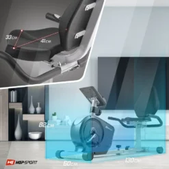 Hop-Sport Liegeergometer HS-2050L – Sitzergometer Mit 8kg Flywheel System Silber -Globbervi Verkaufe 453204c215236e2e0aa755ab3d7ea6ba