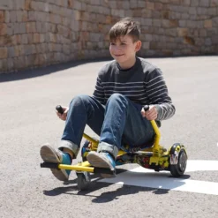 Mega Motion-6.5 Zoll- Hoverboard Mit HoverKart Gokart, Self Balance Scooter Mit Bluetooth- LED Lights Elektroscooter, Skateboard Für Jugendliche Und Kinder -Globbervi Verkaufe 466ea895c9f3efde52c70e6ab2921a86