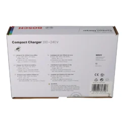 BOSCH Compact Charger, 2A Ladegerät, In Schmuckverpackung Mit EU Netzkabel Und Bedienungsanleitung -Globbervi Verkaufe 469fde96b6474f3981529e0bc97822c7