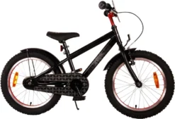 Spider-Man Kinderfahrrad - Jungen - 18 Zoll - Matt Schwarz