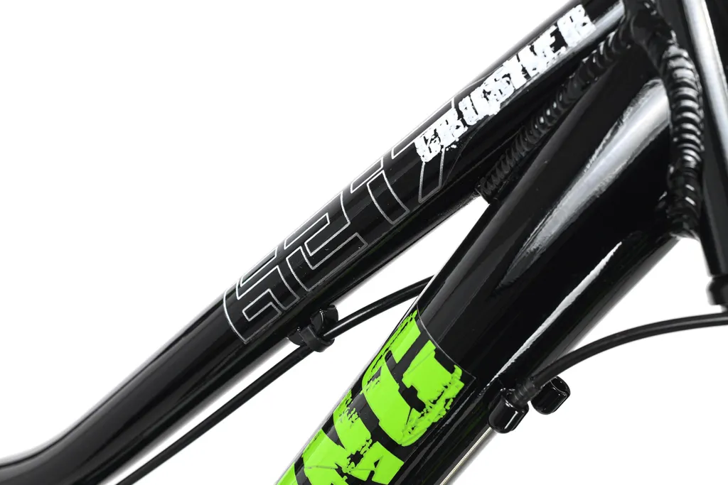 KS Cycling Jugendfahrrad Fatbike 24'' Crusher Schwarz RH 30 Cm 10 KS Cycling Jugendfahrrad Fatbike 24'' Crusher Schwarz RH 30 Cm – Bild 10