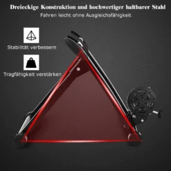 COSTWAY Rollentrainer Aus Stahl, Cycletrainer Klappbar, Fahrrad Heimtrainer Für Indoor Fahrradtraining, Fahrradtrainer Schnellspannhebel Und Double-Locking-System Schwarz -Globbervi Verkaufe 47af5d819b528c5c89c96df844465cb1