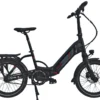 20 Zoll ECOFOLD BFM420 Elektrofahrrad E-bike Klapprad BaFang M420 Mittelmotor 250W 7/8 Gang 504 Wh Faltrad Rücktrittbremse Schwarz