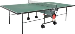 Sponeta S 1-12 E Outdoor-Tischtennisplatte, 4mm, Grün, Mit Netz; 240.5010/L