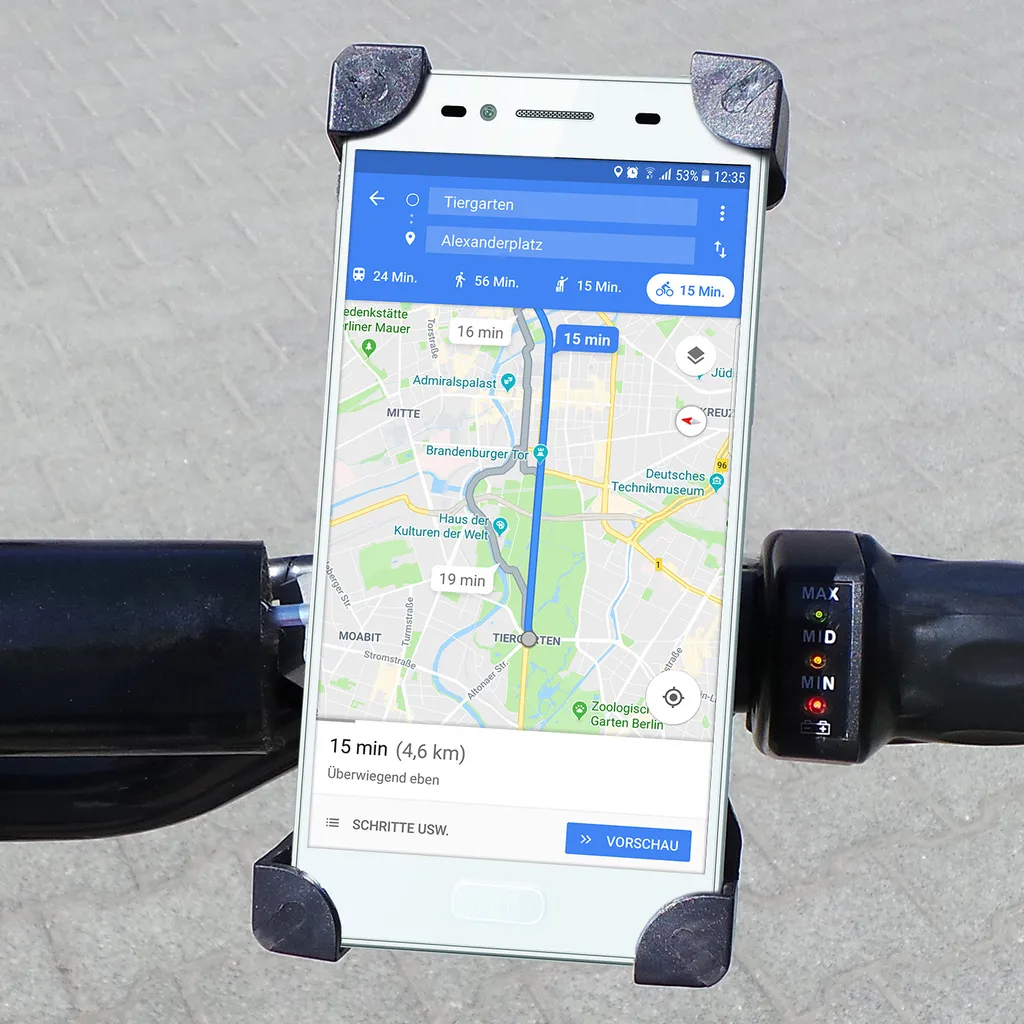 Elektro- Scooter 1000 Watt - "VIRON" E-Scooter 1000W / 36V Elektroroller Mit Smartphone- Halterung 4 Elektro- Scooter 1000 Watt - "VIRON" E-Scooter 1000W / 36V Elektroroller Mit Smartphone- Halterung – Bild 4