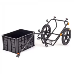 SAMAX Lastenanhänger / Fahrradanhänger Für 60 Kg / 70 Liter In Schwarz -Globbervi Verkaufe 4a1c7d6495d98450e278f09a8ecf4b43