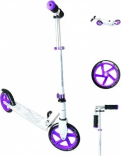 Muuwmi Alu-Scooter 200 Mm, Weiß/lila -Globbervi Verkaufe 4aa7a60e36db6d15f55c62eeb4608060