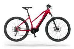 LEVIT MUAN MX E-Bike 27,5 Zoll Elektrofahrrad MTB Mit 17,5Ah 630Wh Levit SP2.1 Akku, 9 Gang Schimano Schaltung, Color TFT Bafang C18 Display, Hydraulische Disc Bremsen, Pedelec Moutainbike Alu, Rot