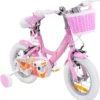 Actionbikes Kinderfahrrad Princess 12 Zoll - Kinder - Mädchen - Fahrrad - Stützräder - Rosa - 2 - 5 Jahre - Kinderrad - Antirutschgriffe - Rad - Bike