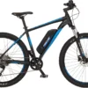 FISCHER E-Bike Pedelec MTB Montis 2.1, Rahmenhöhe 51 Cm, 29 Zoll, Akku 418 Wh, Hinterradmotor, Kettenschaltung, LED Display, Schwarz-blau