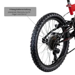 Galano FS180 Kinderfahrrad Ab 6 Jahre 120-135cm Mädchen Jungen Fahrrad 20 Zoll 6 Gang Mountainbike Fully Mit V-Brakes MTB -Globbervi Verkaufe 4e45f7647ab39c97f8f1aa9f5aa18364