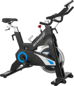 ArtSport Heimtrainer Fahrrad Premium 150 Kg Mit 22 Kg Schwungrad & Leisem Riemenantrieb - Widerstand Stufenlos Verstellbar - Indoor Cycling Bike Speedbike