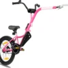 Prometheus Fahrradanhänger Kinder Trailerbike Fahrrad Tandemanhänger Nachläufer 18 Zoll Ab 5-10 Jahre Rosa Lila