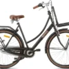 Popal County Roll+ Damenfahrrad - Transportrad - 57 Cm - Mattschwarz