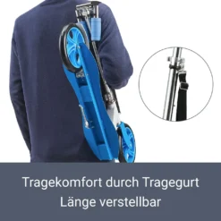 ArtSport Scooter Cityroller Skaterboy Big Wheel 205mm Räder Klappbar & Höhenverstellbar – Kinder-Roller Ab 3 Jahre - Tretroller Bis 100 Kg – Blau 15 ArtSport Scooter Cityroller Skaterboy Big Wheel 205mm Räder Klappbar & Höhenverstellbar – Kinder-Roller Ab 3 Jahre - Tretroller Bis 100 Kg – Blau -Globbervi Verkaufe 505d7924c8172b1de08f2456904aeefc