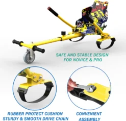 Hoverkart Kompatibel Mit 6,5 Zoll 8,5zoll Und 10 Zoll Hoverboards Schwarz, Sitzscooter Gokart, Hovergokart, Hovercart, Sitz Für Self Balancing Scooter -Globbervi Verkaufe 50a9780511919de5cbe5e82ac5fbbdfb