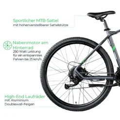Zündapp Z808 E-Mountainbike Für Damen Und Herren Ab 170 Cm E Bike 27,5 Zoll EMTB Hardtail Pedelec Fahrrad Elektrofahrrad -Globbervi Verkaufe 53251756250040d3e6e21553c21f9163