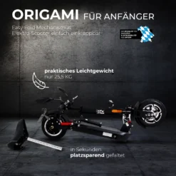 EFlux Lite Six 1000W Elektro Roller - E-Scooter - Straßenzulassung - Elektroroller - (Schwarz) - 45 Km Reichweite - Lithium-Ionen-Akku -Globbervi Verkaufe 538db448322d3a9e8586de3f8a8fc5c6