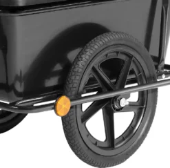 Monzana Fahrradanhänger Mit 90L Kunststoffwanne Inkl. Kupplung - Lastenanhänger Transportanhänger Anhänger Handwagen -Globbervi Verkaufe 54ee7f5c86a4dd3f0335afe9f9445a3f