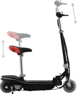 VidaXL Elektroroller Mit Sitz Und LED 120 W Schwarz -Globbervi Verkaufe 5594a47fd6f1febdf977fe8631e8fc70