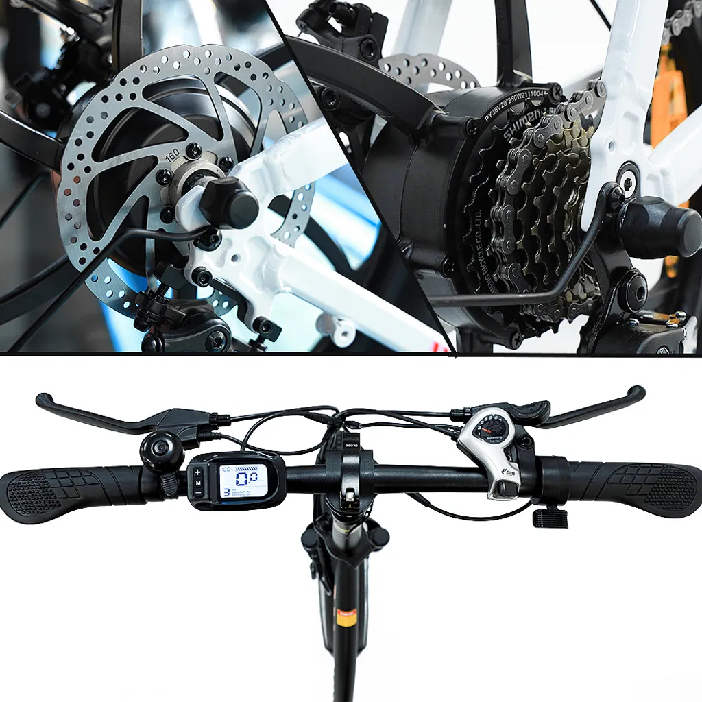 Fafrees F20 20-Zoll-Fettreifen-Elektro-Moutian-Fahrrad, Faltbares Elektrofahrrad,Schnee-E-Bike, 36 V/15 Ah, Lithiumbatterie, 250 W, Laufleistung 90–120 Km-rot 6 Fafrees F20 20-Zoll-Fettreifen-Elektro-Moutian-Fahrrad, Faltbares Elektrofahrrad,Schnee-E-Bike, 36 V/15 Ah, Lithiumbatterie, 250 W, Laufleistung 90–120 Km-rot – Bild 6