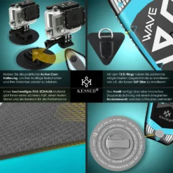 KESSER® Aufblasbare SUP Board Set PRO GTX Mit Premium Hochdruckpumpe Transporttasche Stand Up Paddle Board | Cam Halterung | Surfboard 6 Zoll Dick Komplettes Zubehör 150kg, Farbe:Blau - 320CM 15 KESSER® Aufblasbare SUP Board Set PRO GTX Mit Premium Hochdruckpumpe Transporttasche Stand Up Paddle Board | Cam Halterung | Surfboard 6 Zoll Dick Komplettes Zubehör 150kg, Farbe:Blau - 320CM -Globbervi Verkaufe 56ba53c6a4eae2f3c6a2e3405ea0d849