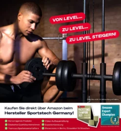 Sportstech Power Rack + Klimmzugstange, Dip-Barren, 2X Latzug Griff + Karabinerhaken, Ablage Für Langhantel Mit Gewichten, Home Gym Kraftstation: Fitness & Sport Zuhause, FPR300 11 Sportstech Power Rack + Klimmzugstange, Dip-Barren, 2X Latzug Griff + Karabinerhaken, Ablage Für Langhantel Mit Gewichten, Home Gym Kraftstation: Fitness & Sport Zuhause, FPR300 -Globbervi Verkaufe 56cd8738d87d7a2b02bc135bd0e5d206