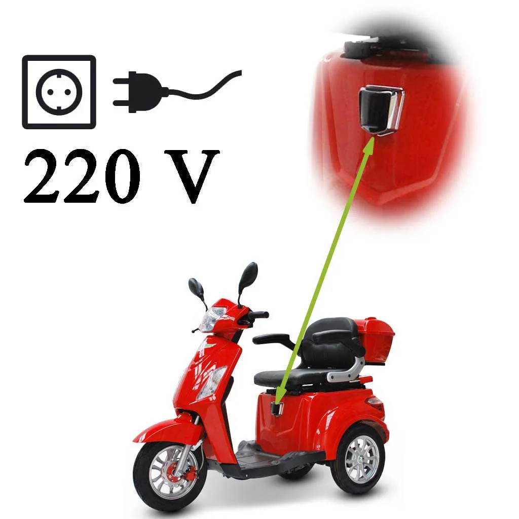 ECO ENGEL 500 Rot, 25 Km/h, 1000 Watt Seniorenmobil Elektromobil Seniorenfahrzeuge 6 ECO ENGEL 500 Rot, 25 Km/h, 1000 Watt Seniorenmobil Elektromobil Seniorenfahrzeuge – Bild 6