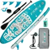 FunWater - SUP Board Stand Up Paddle Board, Surfboard Aufblasbar Paddel, Surfbrett Paddling, Paddle, SUP,SUP Board, Handpumpe, Finne, Sicherheitsleine