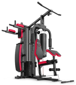 Hop-Sport HS-1054K Kraftstation Für Zuhause - Fitnessstation Mit 3 Stationen + 72 Kg, Inkl. Boxsack, Boxhandschuhe Und Kurzhanteln (2x1,5kg) -Globbervi Verkaufe 58d349ee8592080d7bbdd09ca49577ba