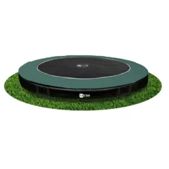 Etan Sky-Flyer Outdoor Bodentrampolin - Ohne Netz - ø 305 Cm / 10ft - Grün - Rund - Gartentrampolin - Kindertrampolin - Belastbarkeit 150kg