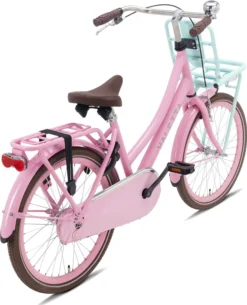 Valetta Cargo Kinderfahrrad Hollandrad 22 Zoll Mädchen Minze Rosa -Globbervi Verkaufe 5967289fe4a888498a5ea4fc85c8cc85