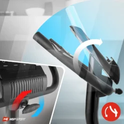 Hop-Sport Heimtrainer HS-2070 Onyx Mit Pulssensoren Und Computer Blau -Globbervi Verkaufe 598c4e1bcd2ddf265989a538ee177cce