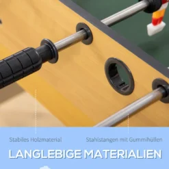 HOMCOM 107cm 4 In 1 Multigame Spieltisch Partyspiel Inkl. Tischtennis Kickertisch Billardtisch Eishockeytisch Ab 14 Jahren Stahl Natur+Schwarz -Globbervi Verkaufe 5aaaf03fe93c77cfc7f9c481ce29fb65