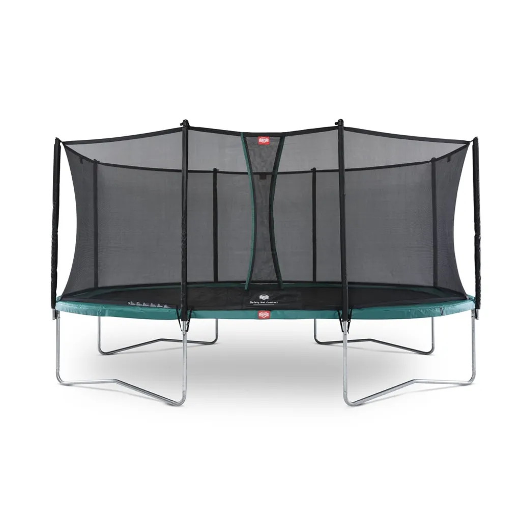BERG Trampolin Oval 520 X 345 Cm Grün Mit Sicherheitsnetz Comfort Grand Favorit Regular 2 BERG Trampolin Oval 520 X 345 Cm Grün Mit Sicherheitsnetz Comfort Grand Favorit Regular – Bild 2