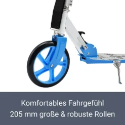 ArtSport Scooter Cityroller Skaterboy Big Wheel 205mm Räder Klappbar & Höhenverstellbar – Kinder-Roller Ab 3 Jahre - Tretroller Bis 100 Kg – Blau 11 ArtSport Scooter Cityroller Skaterboy Big Wheel 205mm Räder Klappbar & Höhenverstellbar – Kinder-Roller Ab 3 Jahre - Tretroller Bis 100 Kg – Blau -Globbervi Verkaufe 5bc4827a27b474f75a148d8a5e7a7cae