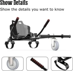 Markboard 6.5 Hoverboard Mit Sitz Hoverkart GO-Kart Für Kinder Mit LED Leuchten & Bluetooth Musik Skateboard -Globbervi Verkaufe 5d60eead288b8f64973f33056abd4c4f