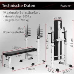 MOVIT Hantelbank Langhantelablage Dip-Station Home-Gym Kraftstation 10 MOVIT Hantelbank Langhantelablage Dip-Station Home-Gym Kraftstation -Globbervi Verkaufe 5d81947a08e28b730167187e39bf8482