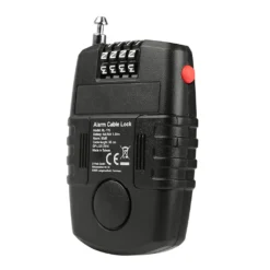 EM2GO 4 Stelliges Kombinations- Kabelschloss Mit Alarm Bis Zu 10.000 Kombinationen, 90dB Sirene, Schwarz -Globbervi Verkaufe 5df46e743d36a0883e1c86ca2de3c576