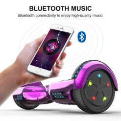 GeekMe Hoverboard Für Kinder 6,5 Zoll, Elektroroller, Elektro Scooter Board Mit Bluetooth Lautsprecher, LED Leuchten, Geschenk Für Kinder, Jugendliche Und Erwachsene -Globbervi Verkaufe 5e664e82b9adb72d6e90562c21263b65